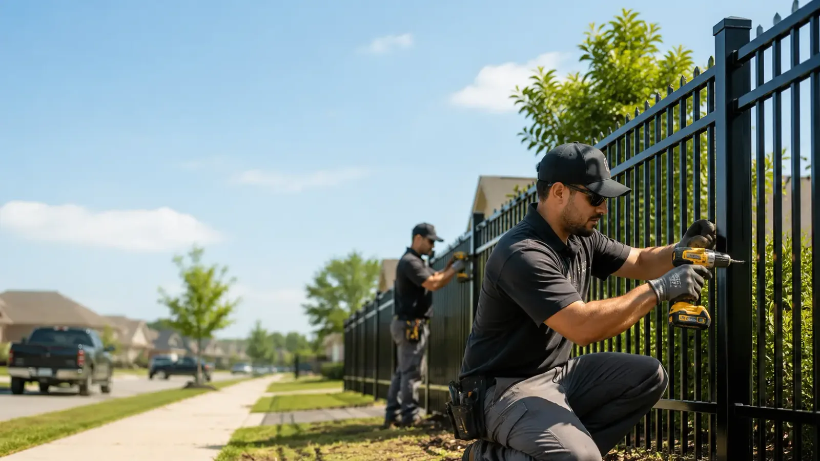 Metal Fence Installation in Bingham, IL